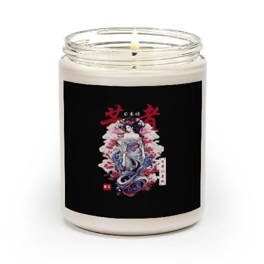 Japanese Streetwear Geisha Japan Kimono Girl Haraj Scented Candles
