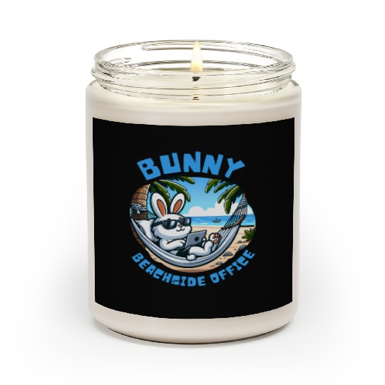 Bunny Beachside Office: Work and Waves Scented Candles
