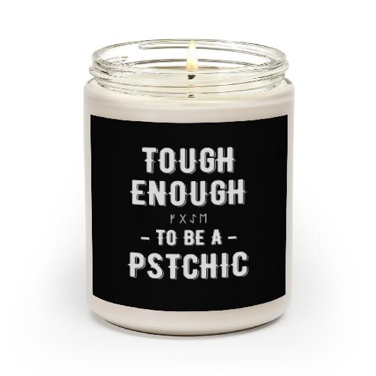 Tough Enough To Be A Psychic Celestial Card Scented Candles