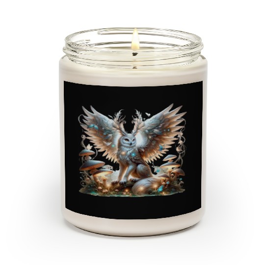 Mystic Owl of the Enchanted Forest Scented Candles