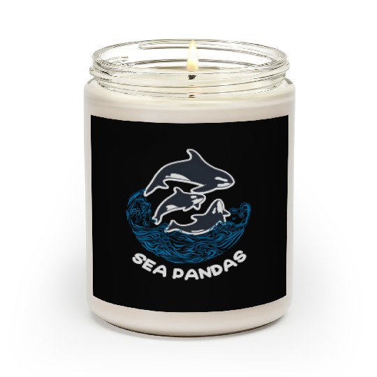 Sea Panda Orca Wild Panda Bamboo Scented Candles