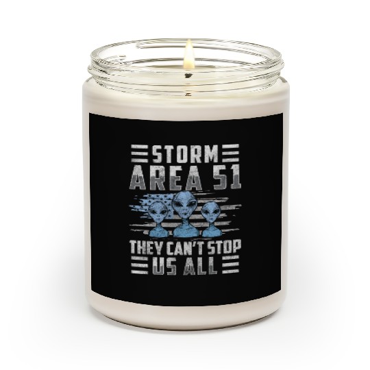 Aliens Area 51 Alien Astronaut Scented Candles