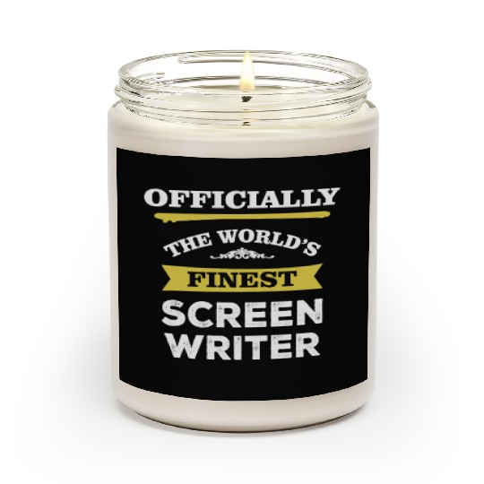 The World's Finest Screen Writer Scented Candles