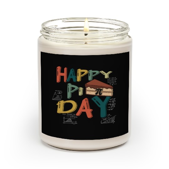 Pi Symbol Math Equations Happy Pi Day Retro Scented Candles