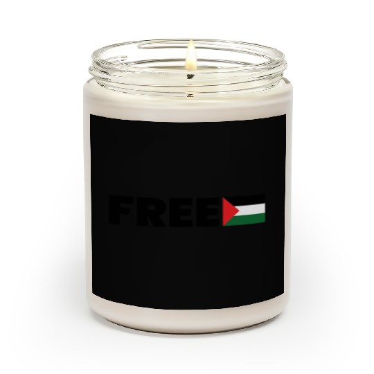Free Palestine Scented Candles