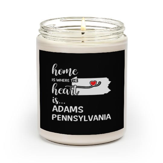 Adams County Pennsylvania Is Where My Heart Is Scented Candles
