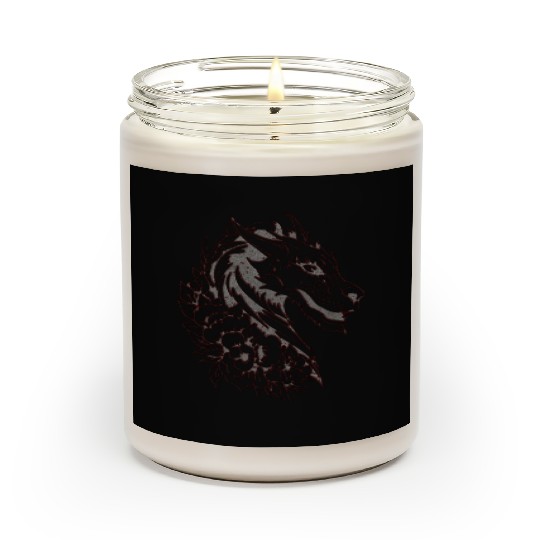 Fantasy Dragon Anime Drakhuvud Mytiska reptil Scented Candles