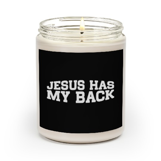 Jesus Has My Back 18 Scented Candles