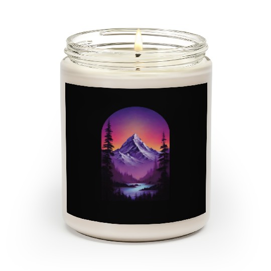 Violet Dawn The Mountains Majesty Scented Candles