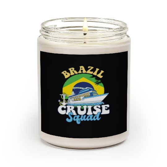 Brazil Cruise Squad Family Vacation Trip Scented Candles