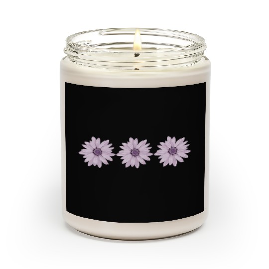 Flowers violet Scented Candles
