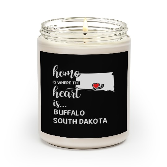 Buffalo County South Dakota Is Where My Heart Is Scented Candles