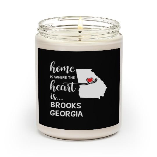 Brooks County Georgia Is Where My Heart Is Cool Scented Candles