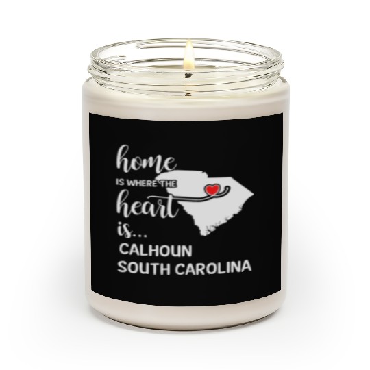 Calhoun County South Carolina Is Where My Heart Is Scented Candles