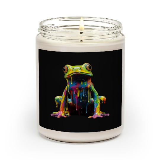 Rainbow Frog Scented Candles
