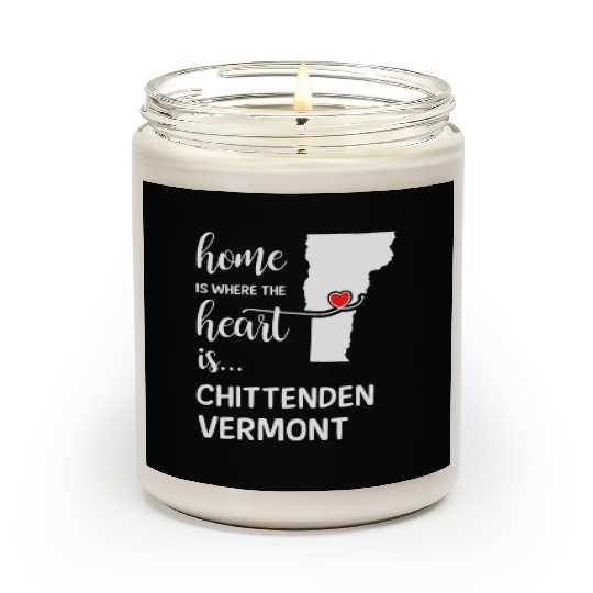 Chittenden County Vermont Is Where My Heart Is Scented Candles