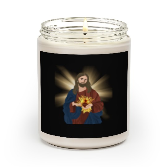 sacred heart of jesus Scented Candles
