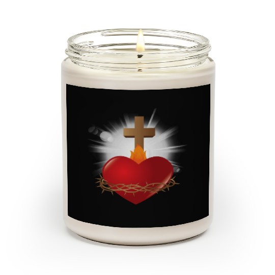 sacred heart of jesus Scented Candles