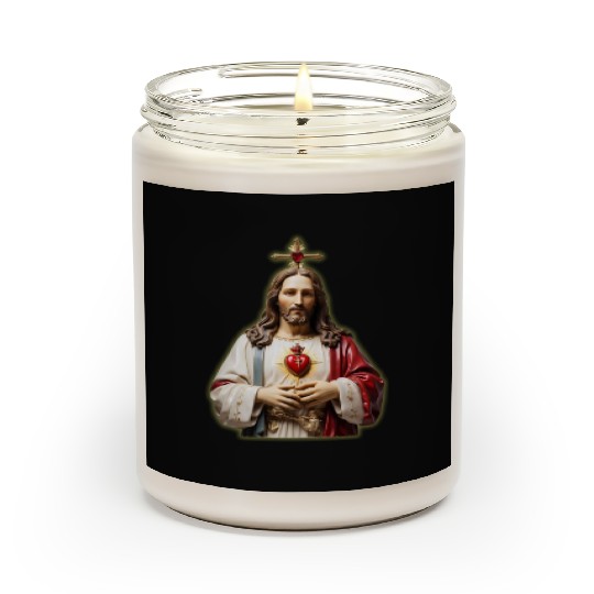 sacred heart of jesus Scented Candles