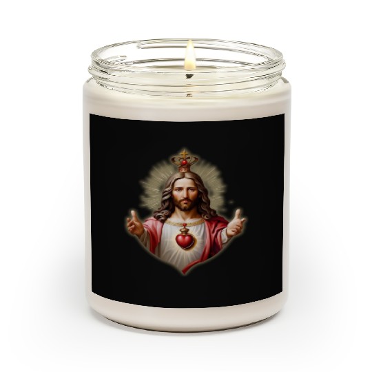 sacred heart of jesus Scented Candles