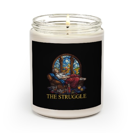 Sip & Sit Comedy: The Struggle Chronicles Scented Candles
