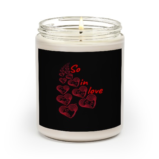 So in love valentine's day Scented Candles