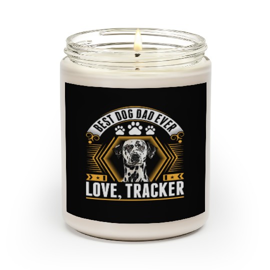 Best Great Dane Dog Dad Ever Love Tracker Scented Candles