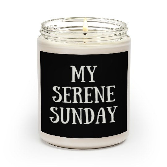 My Serene Sunday Scented Candles