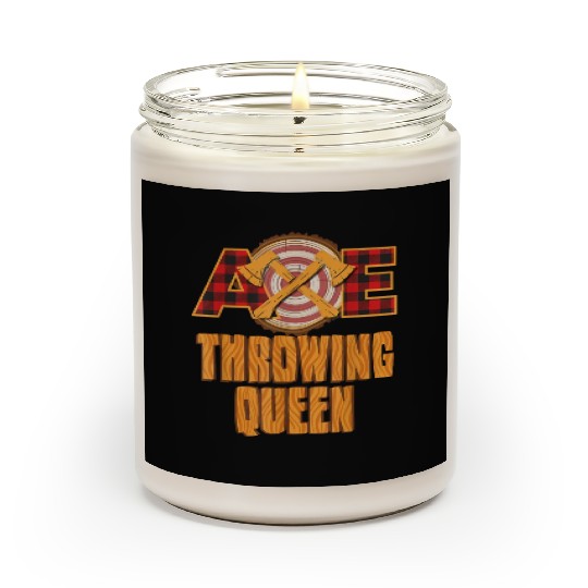 Axe Throwing Queen Gift For Her Scented Candles