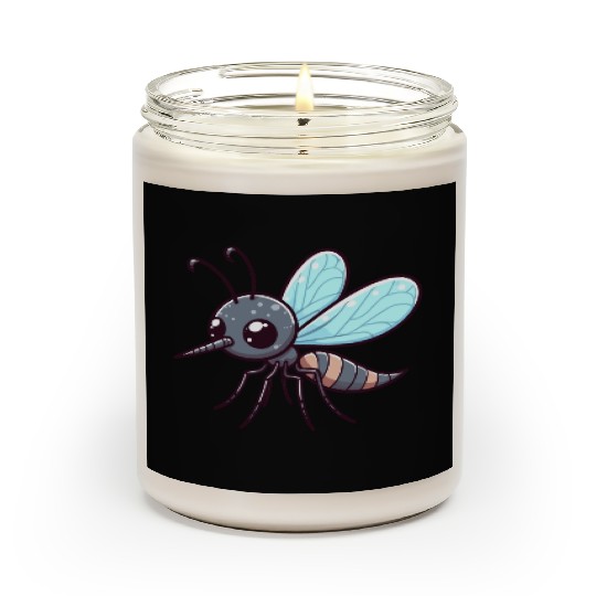 Playful Mosquito Cartoon Scented Candles