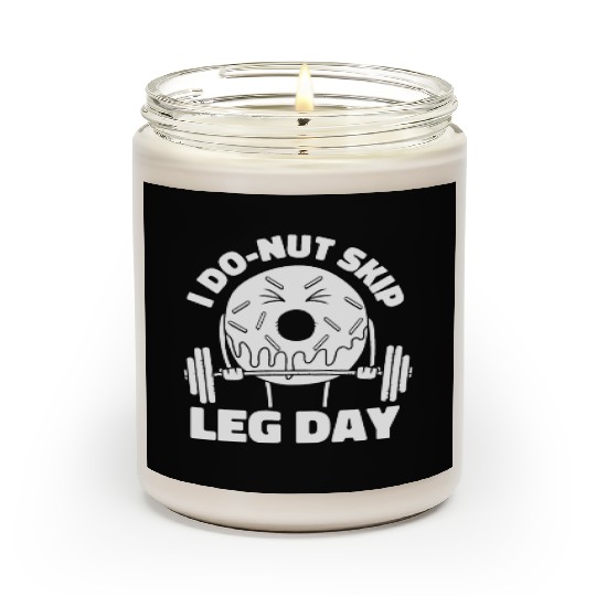 Fitness Donut Funny Donut Gym Scented Candles