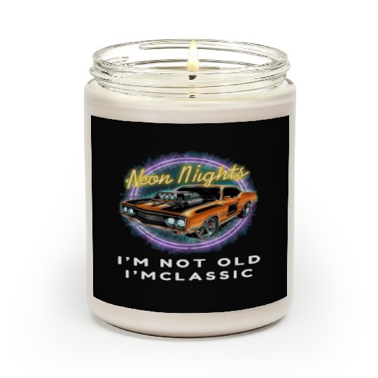 Timeless Neon Statement Scented Candles - Hot Rod