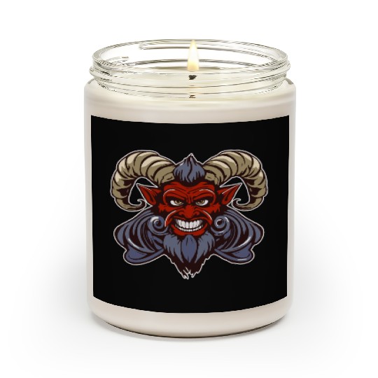 krampus devil head Scented Candles