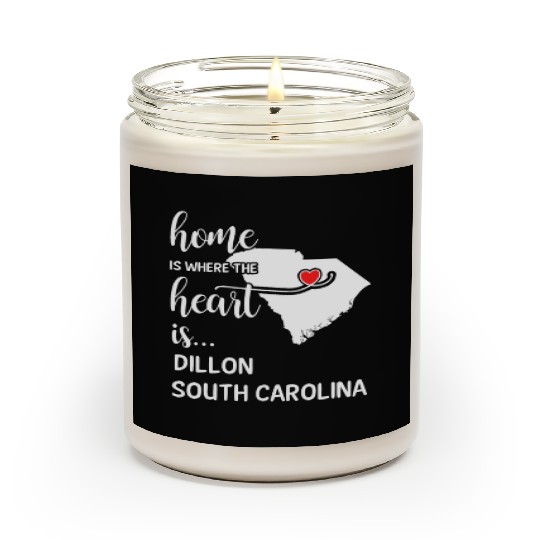 Dillon County South Carolina Is Where My Heart Is Scented Candles