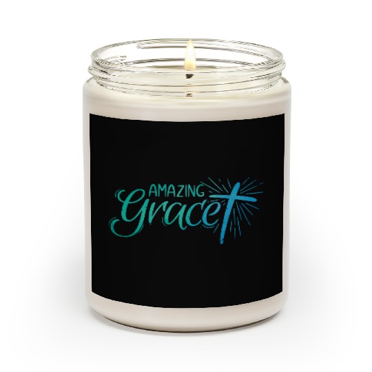 Amazing Grace Lettering Scented Candles