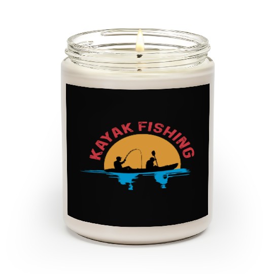 Kayak Fishing Fisherman Or Nature Lover Gift Scented Candles