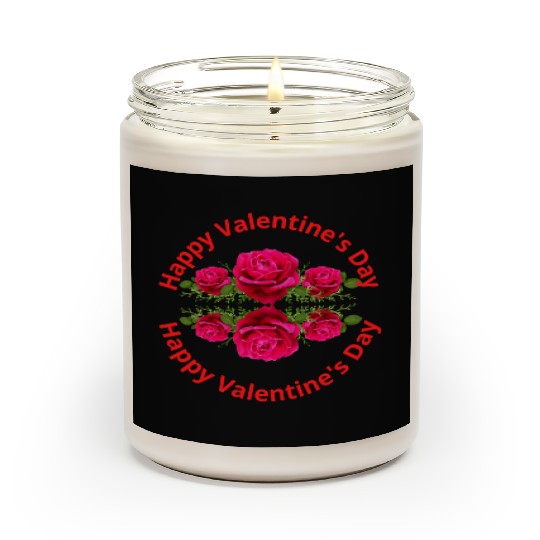 Happy Valentine's Day Scented Candles