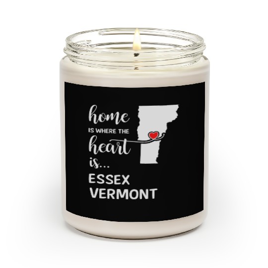 Essex County Vermont Is Where My Heart Is Gift Scented Candles