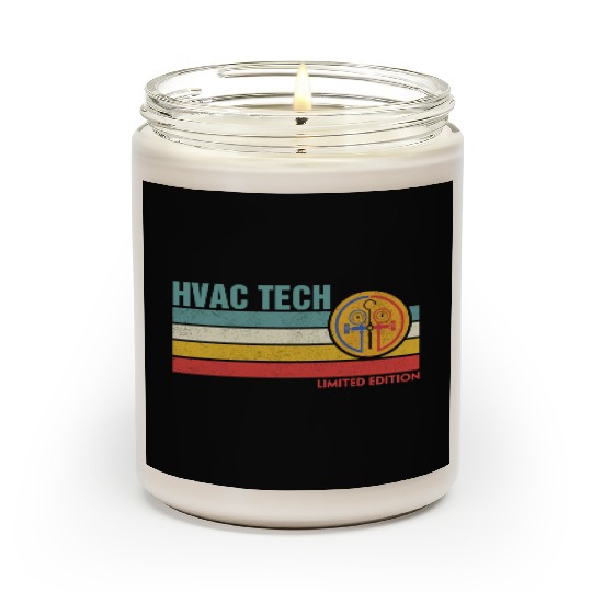 HVAC Technician Limited Edition Funny HVAC Mechani Scented Candles
