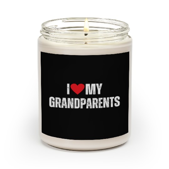 I Love My Grandparents Scented Candles