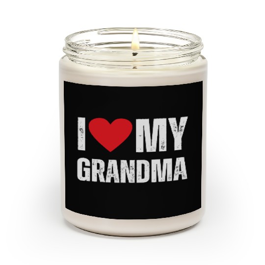 I Love My Grandma Scented Candles