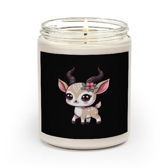 Playful Gazelle Cartoon Scented Candles