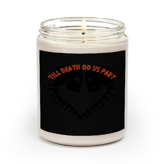 Skulls Till Death Do Us Part Heart © Scented Candles