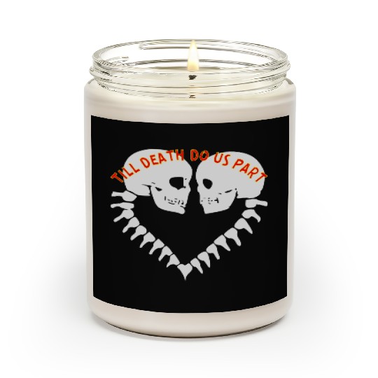 Skulls Till Death Do Us Part Heart © Scented Candles