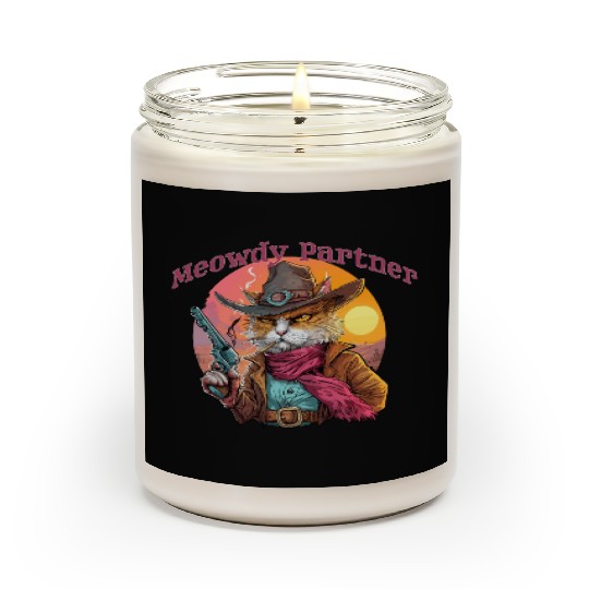 Purrfect Outlaw Showdown - Meowdy Partner Scented Candles
