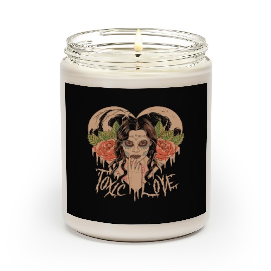 Toxic Love Valentine Couple Gift Scented Candles