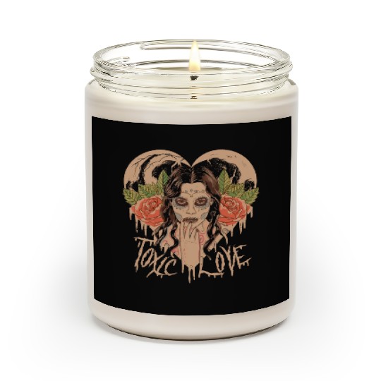 Toxic Love Valentine Couple Gift Scented Candles