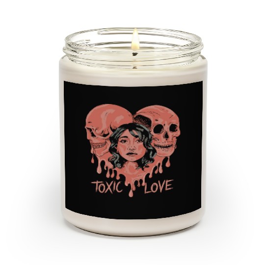 Toxic Love Valentine Couple Scented Candles