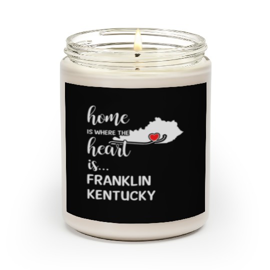 Franklin County Kentucky Is Where My Heart Is Gift Scented Candles