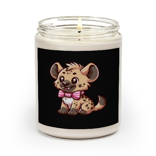 Playful Hyena Cartoon Scented Candles